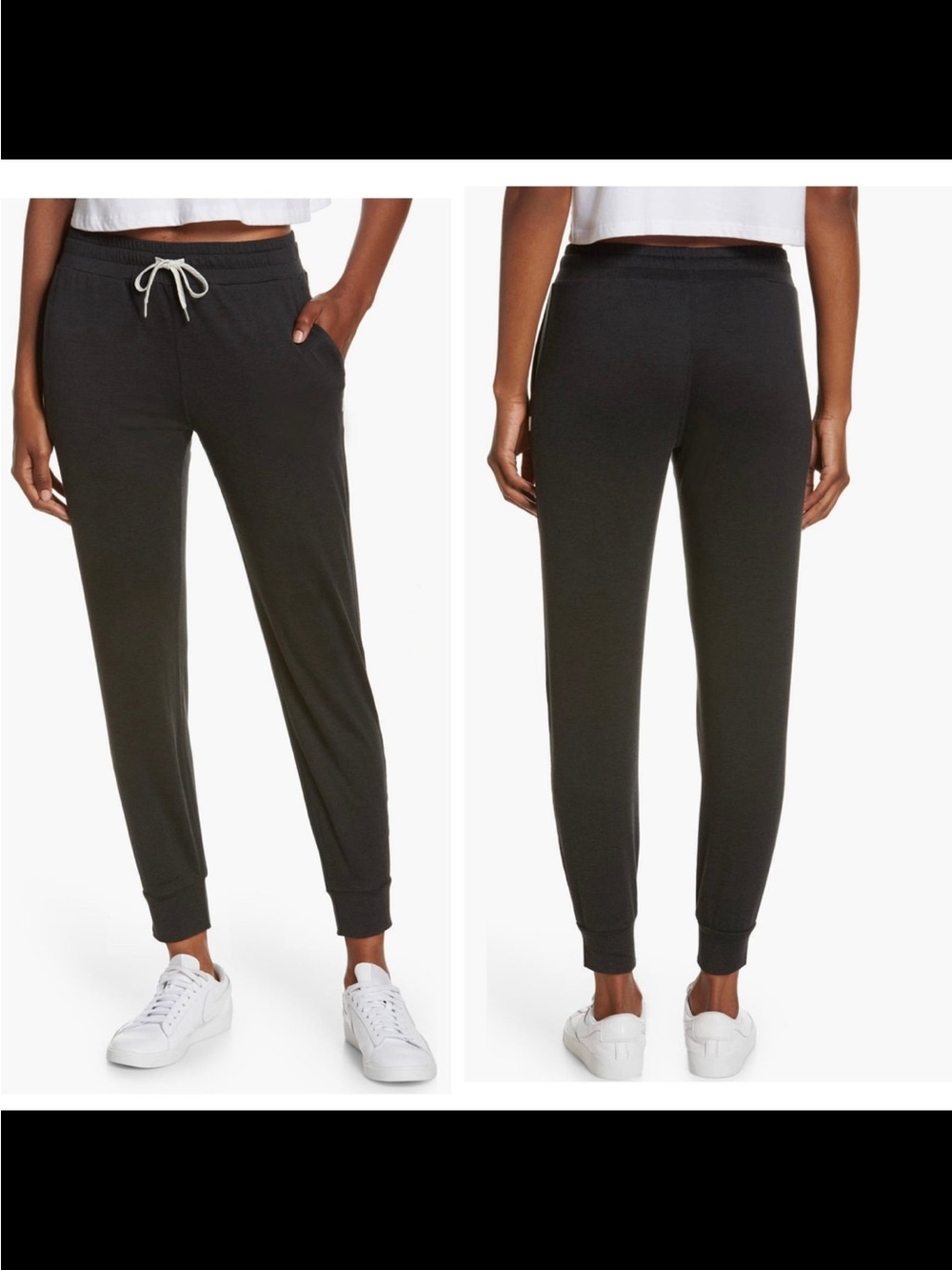 Vouri Jogger Pants - Black heather